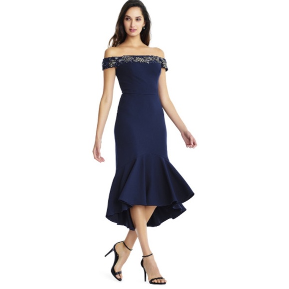 Aidan Mattox Off The Shoulder Dress - Picture 1 of 2